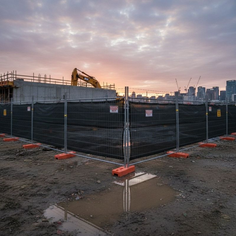 Iron Fence Construction