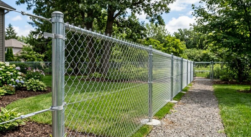 Metal Mesh Fence Installation in Roseville, CA